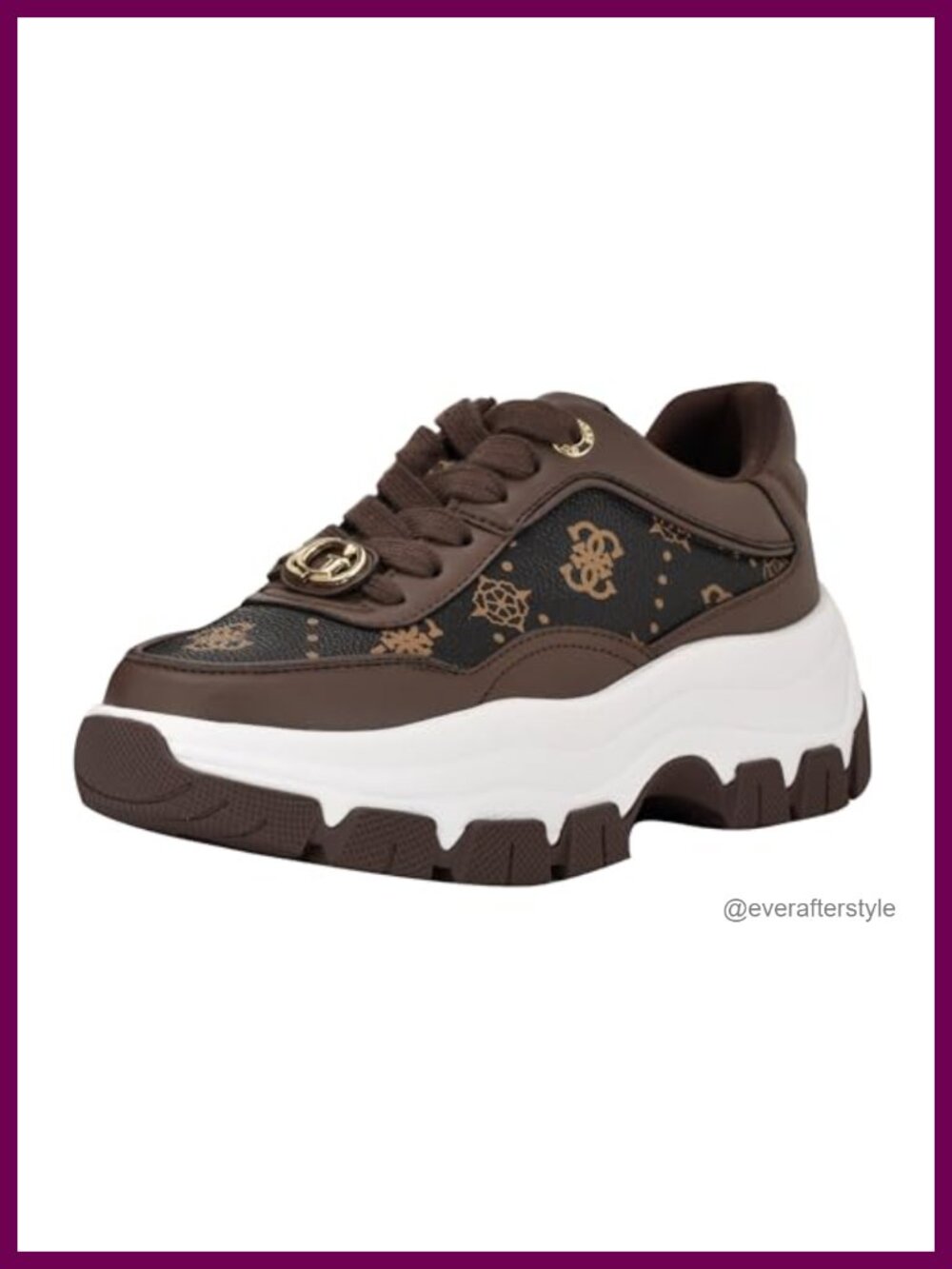 Quattro G Platform Sneakers Lace-Up Casual Style